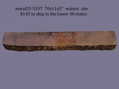 Walnut Slab | DIY | Live Edge | River Table | Wal25-3337