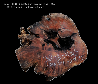 Oak Burl | DIY | Table | Craft Wood | River Table | Oak24-0941