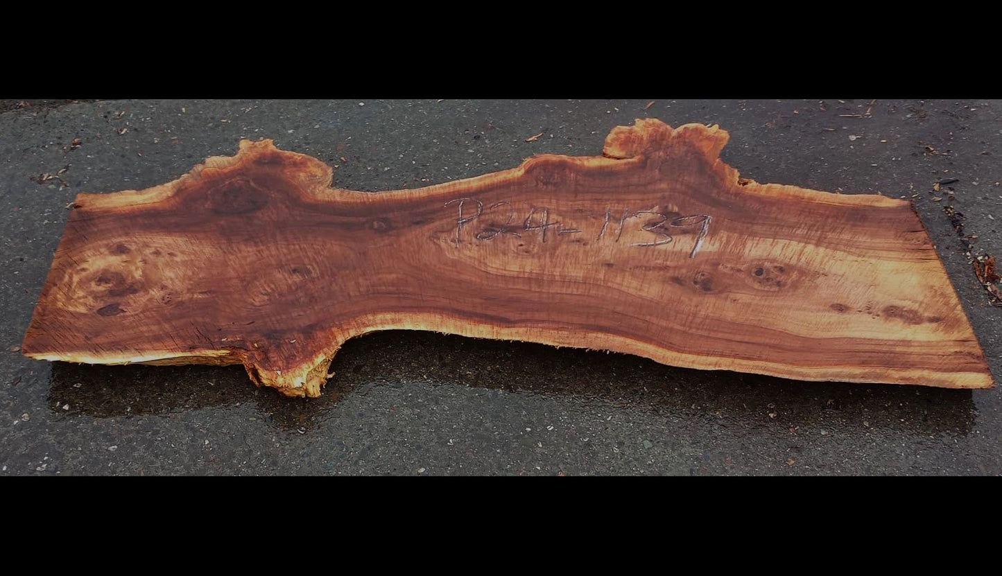 Mappa burl | Poplar | Burl Slab | Desk | Epoxy River Idea | P24-1139