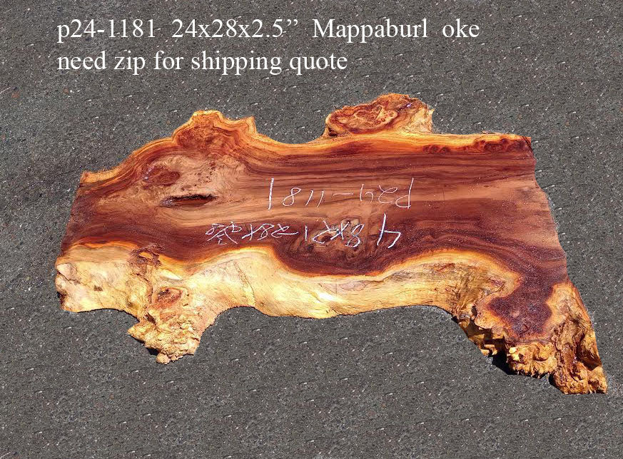 Mappa burl | Poplar | Burl Slab | Crafts | River Table | P24-1181