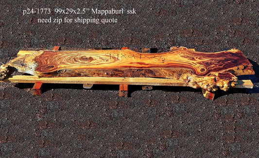 Poplar Burl Slab | Burl | Epoxy Idea | P24-1782