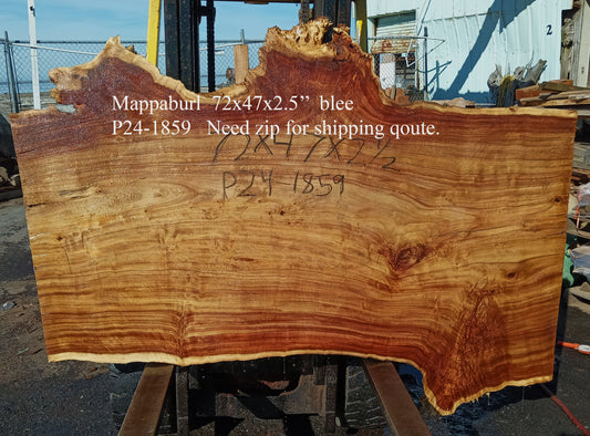 Mappa Burl | River Table | Live Edge | Desk | p24-1859