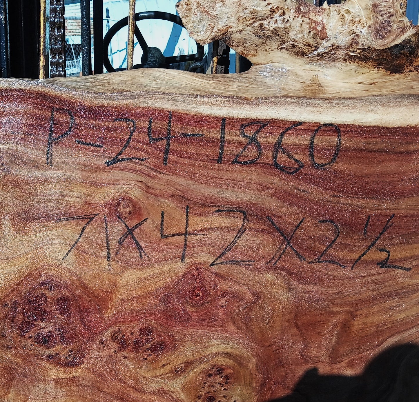 Mappa Burl | Poplar | River Table | Live Edge | DIY | p24-1860