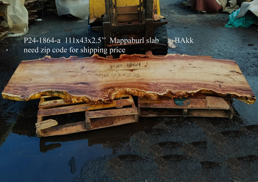 Mappa Burl | Poplar | River Table | Live Edge | DIY | p24-1864