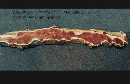 MappaBurl | Poplar | Burl Slab | River Table | P24-1921