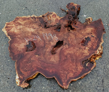 Mappa Burl Slab | Live Edge |  DIY Crafts | River Table | P24-1998