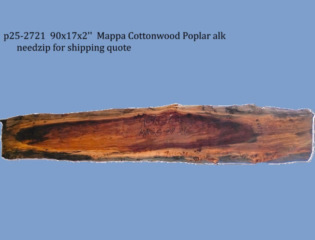 Mappa Burl | Cottonwood | Poplar | Epoxy Resin Table | DIY | P25-2721