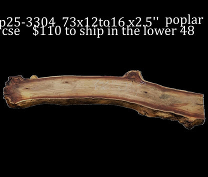 Poplar Slab | Dining Table | Desktop | DIY | River Table | P25-3304