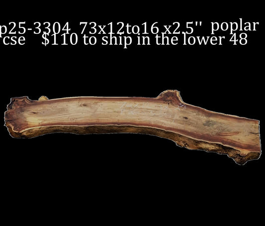 Poplar Slab | Dining Table | Desktop | DIY | River Table | P25-3304