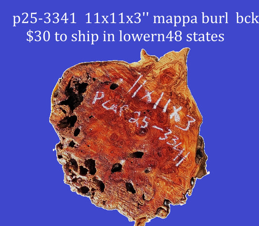 Mappa Burl Cap | Bowl Turning | Craft Wood | DIY | P25-3341