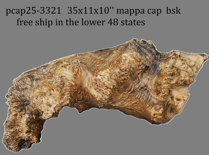 Mappa Burl | Poplar Cap | Wood Turning | DIY | Crafts | pcap25-3321