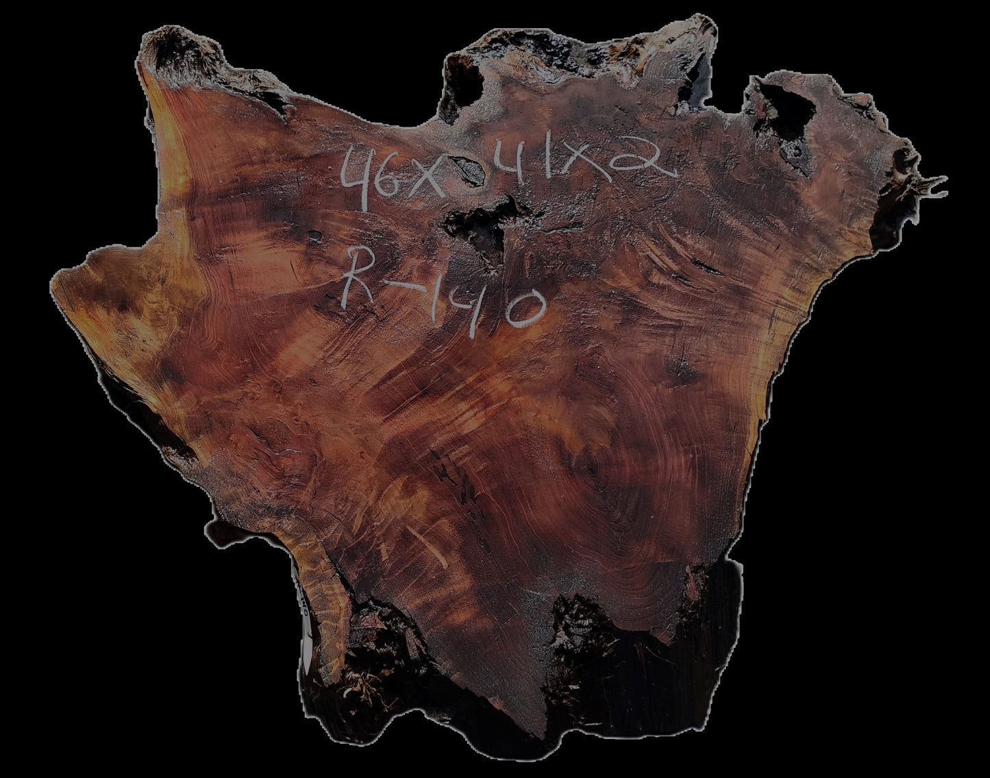 Curly Redwood | Live Edge | Counter | DIY | Wood Crafts |R-140