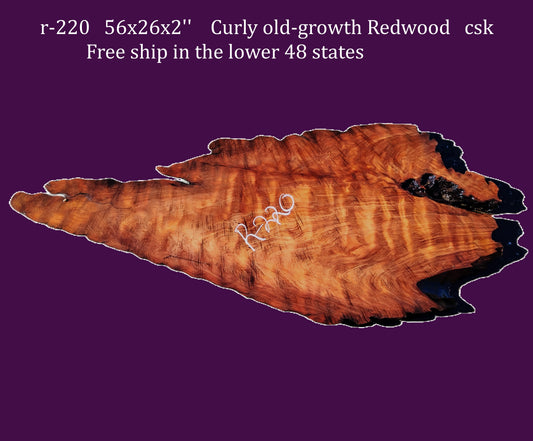 Redwood burl slab | DIY | burl table | river table | craft wood | r220
