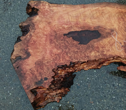 Lace Burl Slab | Redwood | Table | R-8