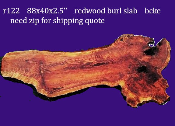 Redwood burl Slab | DIY | Live edge slab | desk | headboard | R122