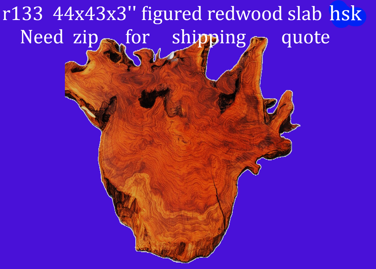Redwood burl slab | DIY | Headboard| river table | R133