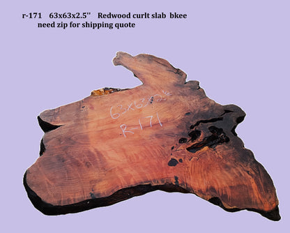 Curly Redwood | DIY | Craft Wood | River Table | R-171
