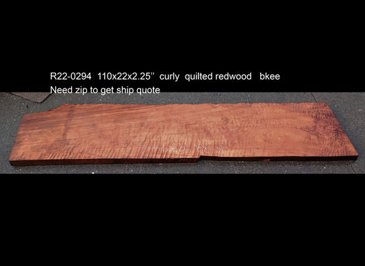 quilted | Live Edge | Redwood Slab | DIY craft | river table | R-200