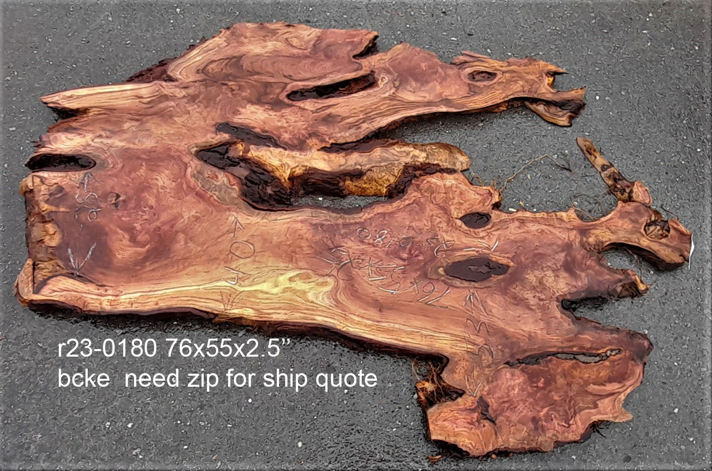 Redwood burl | epoxy river table | DIY wood crafts | headboard |  r23-0180