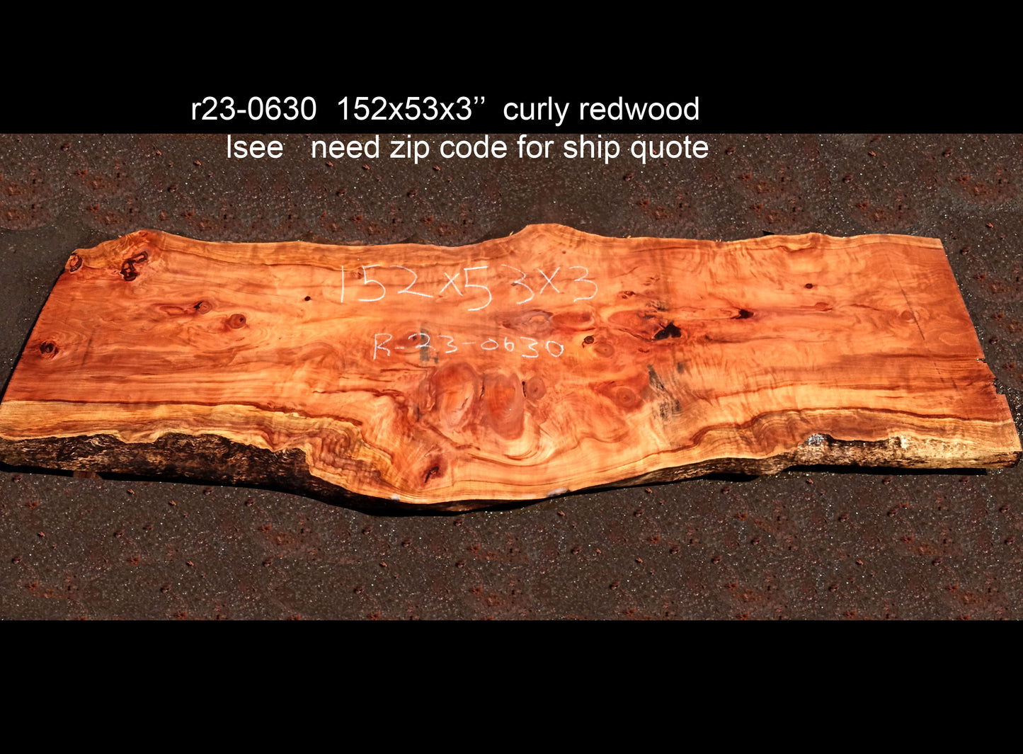 redwood slab | epoxy river table | live edge slab | DIY ideas | r23-0630