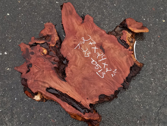 Redwood slab | | epoxy river table | live edge | burl table | r23-0513