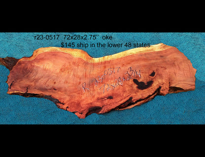 Redwood burl slab | live edge | DIY | river table | headboard | r23-0517