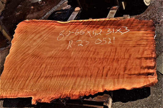 Quilted Redwood | live edge | DIY | river table | guitar billets | r23-0521