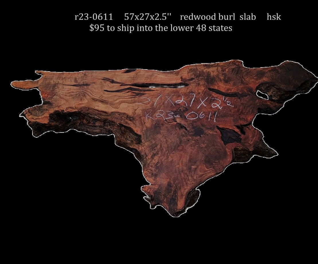 Redwood Burl | DIY | River Table | Live Edge | R23-0611