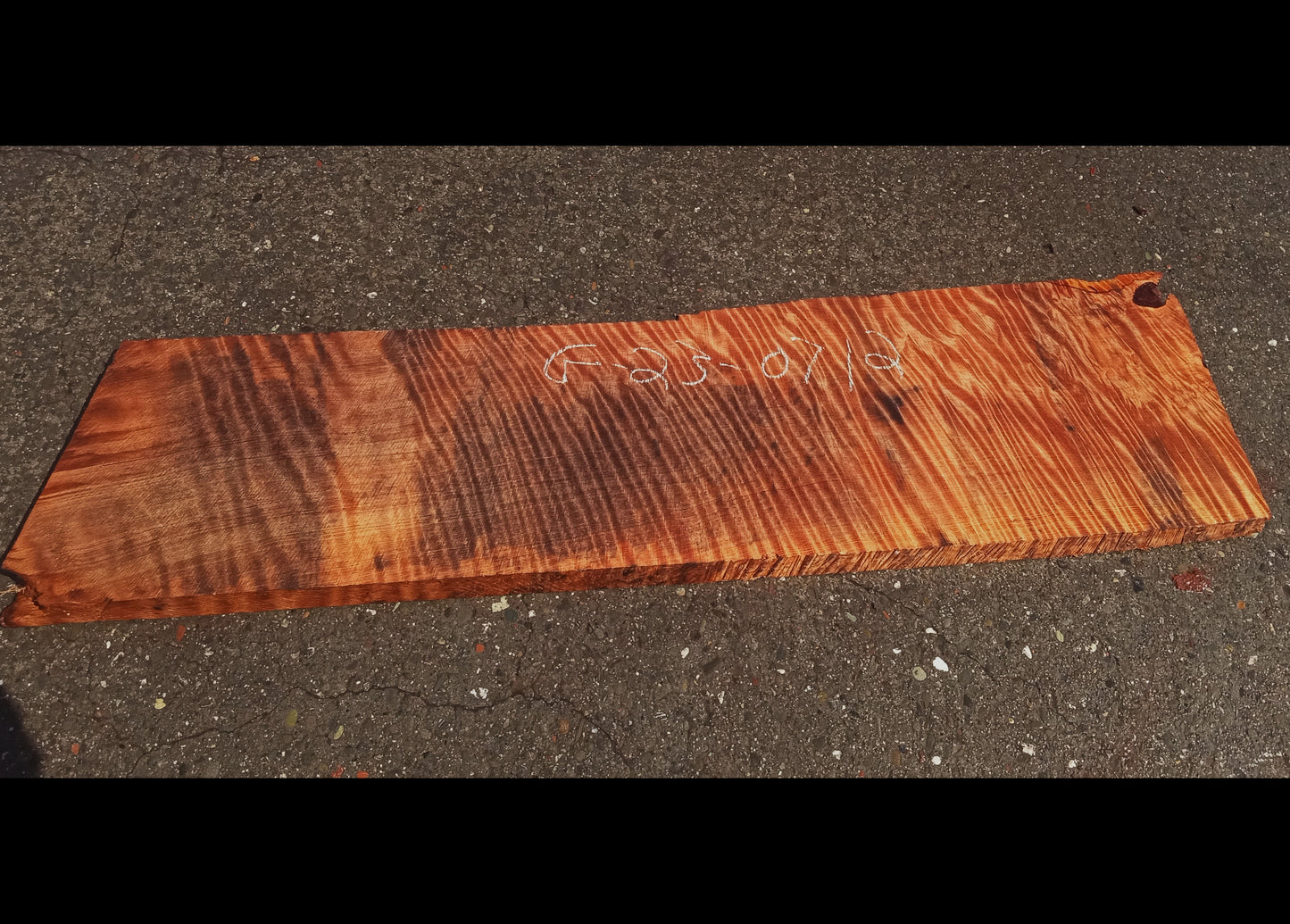 Redwood Guitar Slab | Curly redwood | Luthier Wood | G23-0712