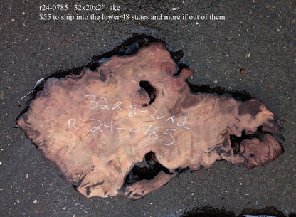 Old Growth Redwood Slab | Redwood Burl | Table | DIY | R24-0785