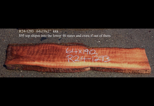 Curly Redwood | DIY Craft Wood | Desk| Table | R24-1293