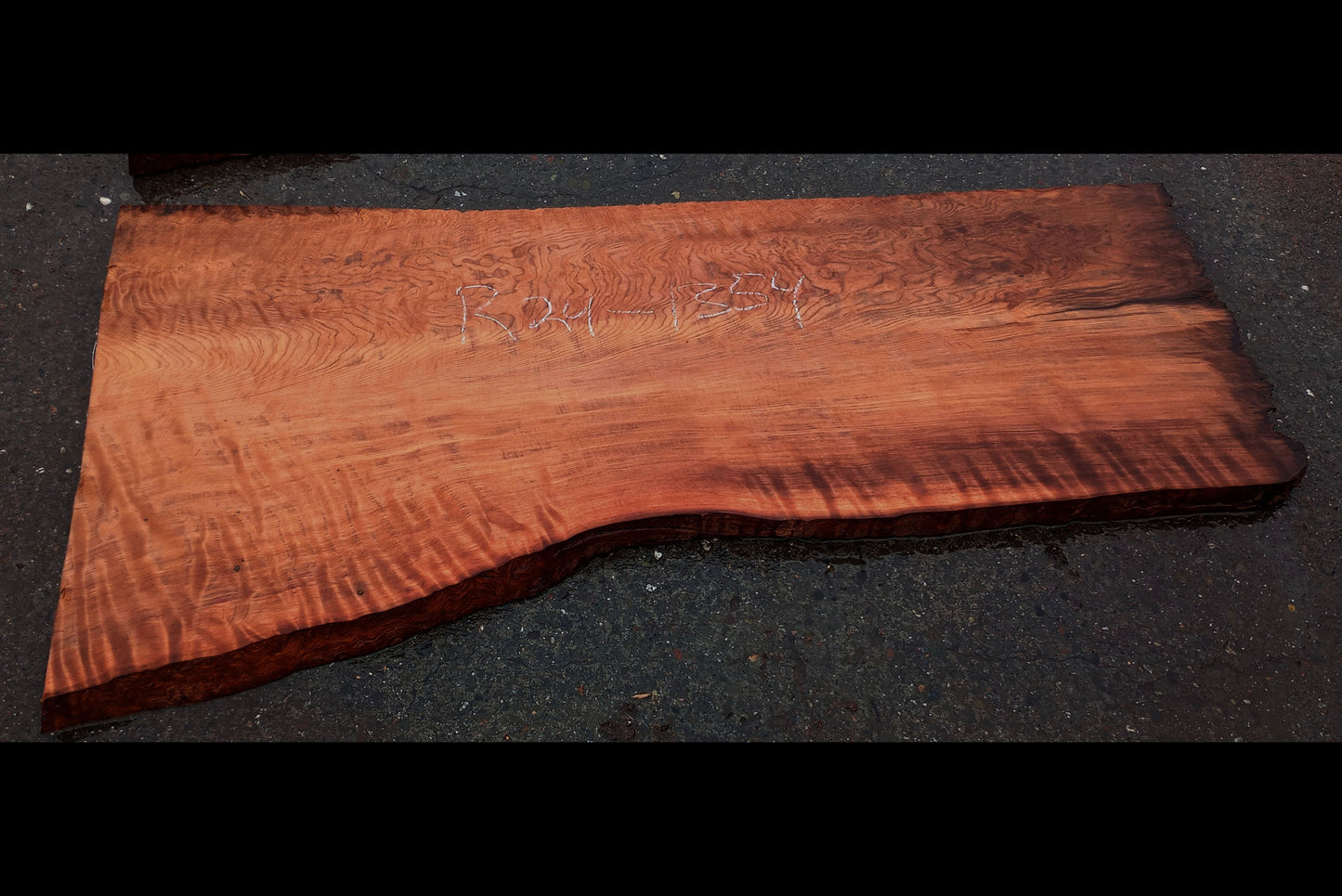 Curly Redwood | DIY Craft Wood | Desk | Redwood Slab | R24-1354