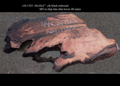 Redwood Slab | DIY Craft Wood | River Table | Old Growth | R24-1355