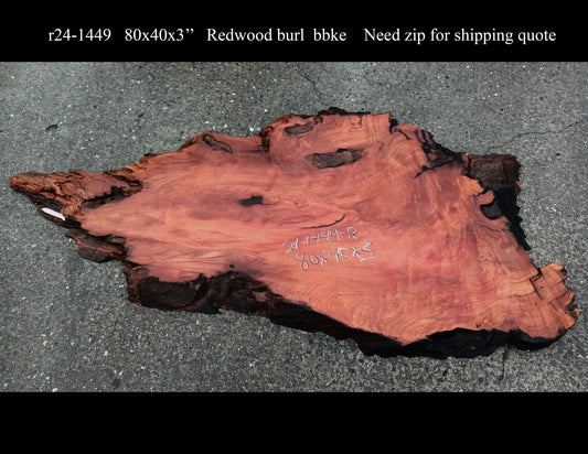 Redwood Burl | Headboard | Table | R24-1449