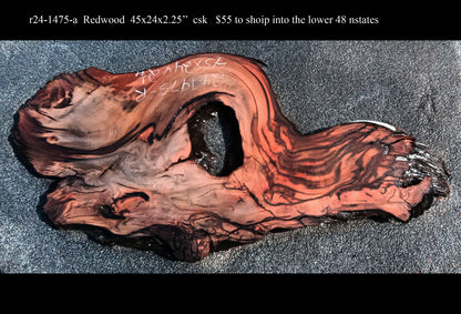 Redwood | River Table | DIY Craft Wood | rt24-1475