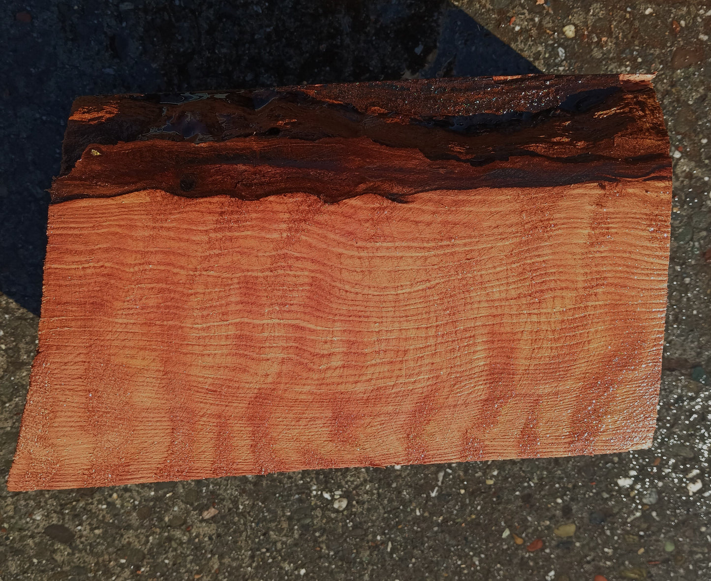 Curly Redwood Block | Turning | DIY Craft Wood | R24-1740