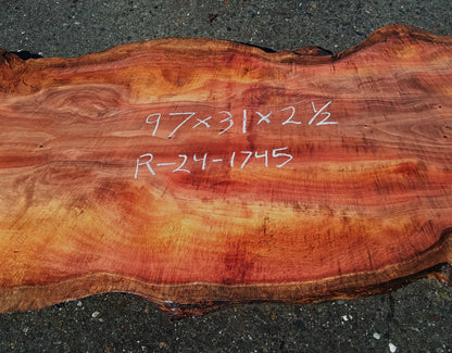 Redwood Bunion Slab | Table | Epoxy Idea | Headboard | R24-1745