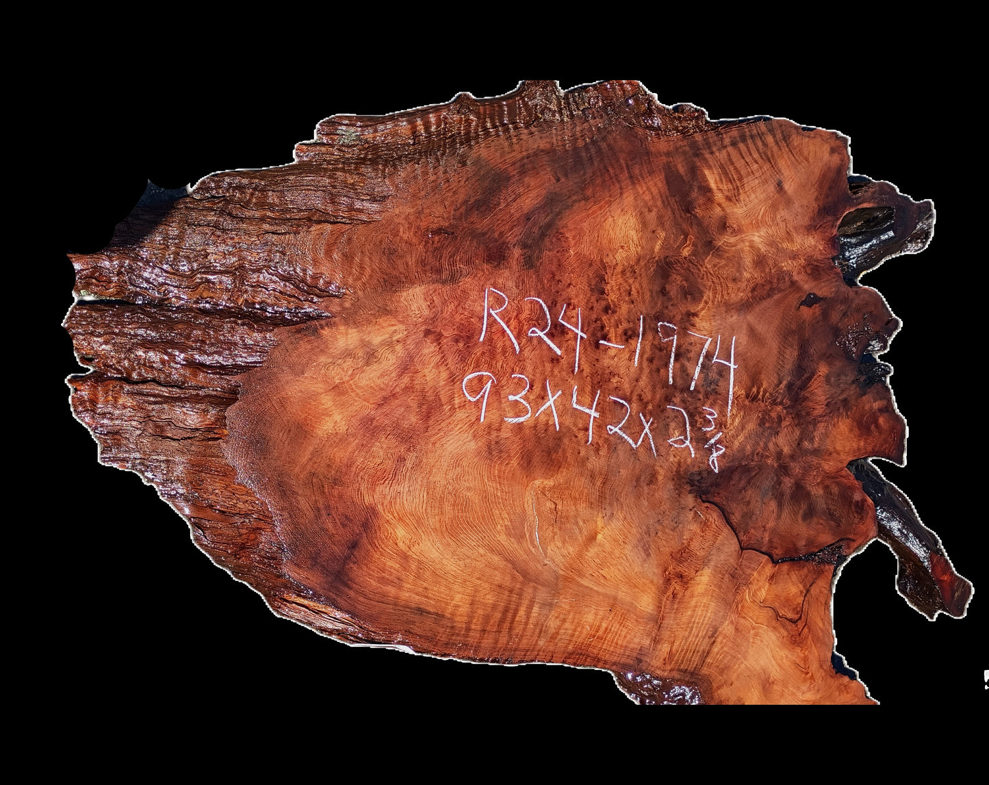 Curl and Burl Redwood | DIY | River Table | Craft Wood | R24-1974