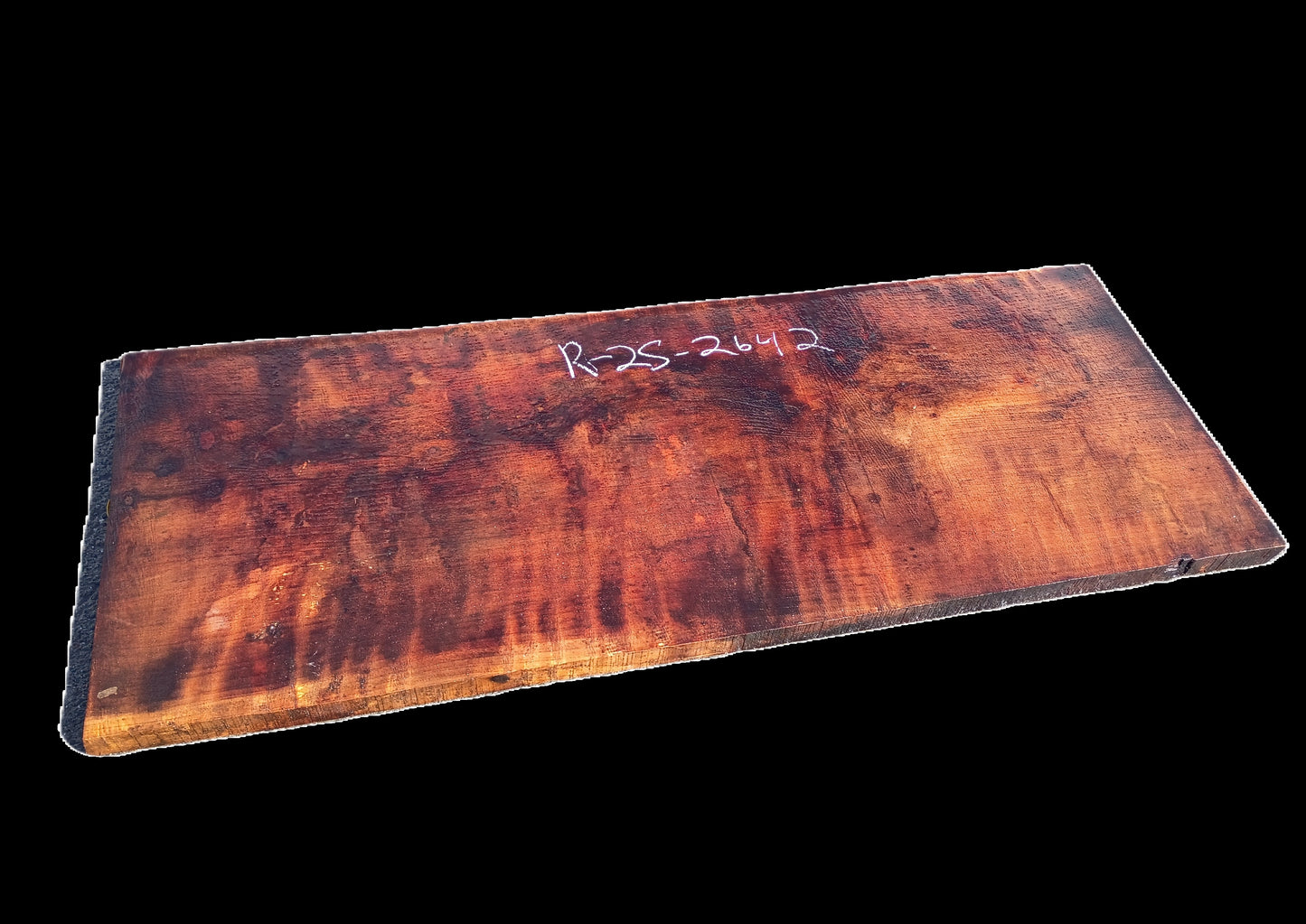 Curly Redwood Slab | Desk | Table | Bar | DIY Craftwood | R25-2642