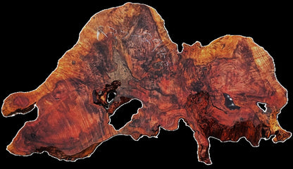 Curly and Burl | Redwood Slab | DIY | Table | R25-2928 (Copy)