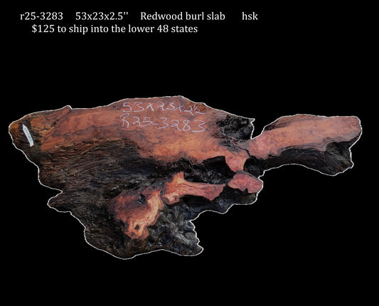 Redwood Burl | DIY | River Table | Live Edge | R25-3283