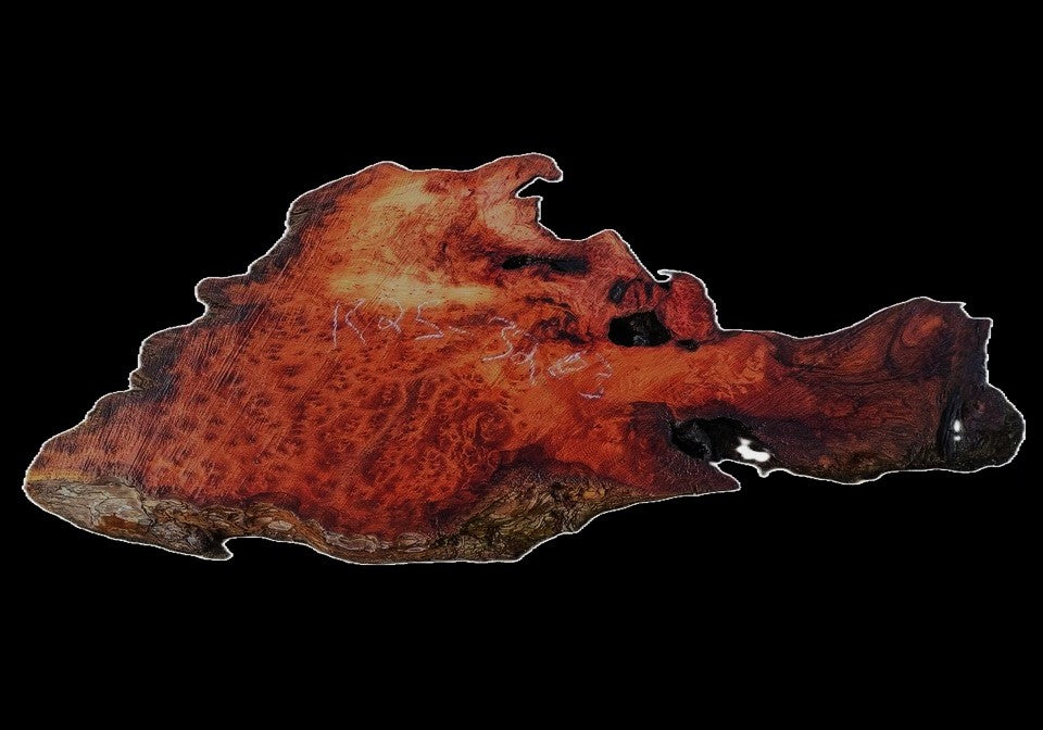 Redwood burl slab | DIY | Headboard | river table | R25-3283