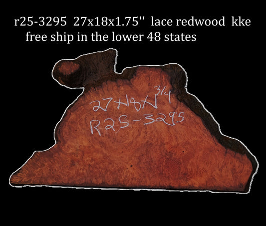 Redwood Lace Burl | DIY | Desk | Table | R25-3295