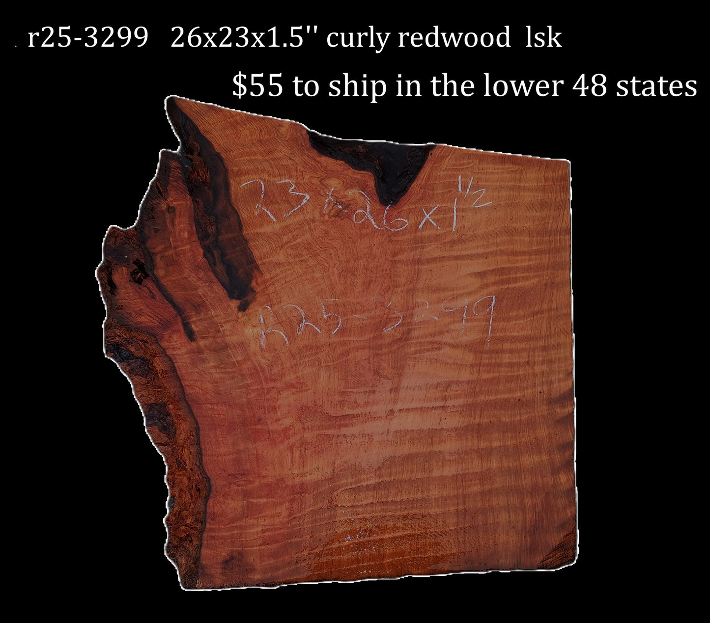 Redwood Lace Burl | DIY | Desk | Table | R25-3299