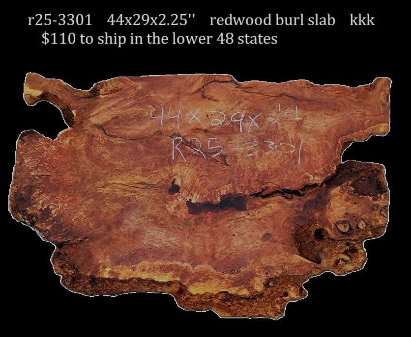 Redwood Burl | DIY | River Table | Live Edge | R25-3301