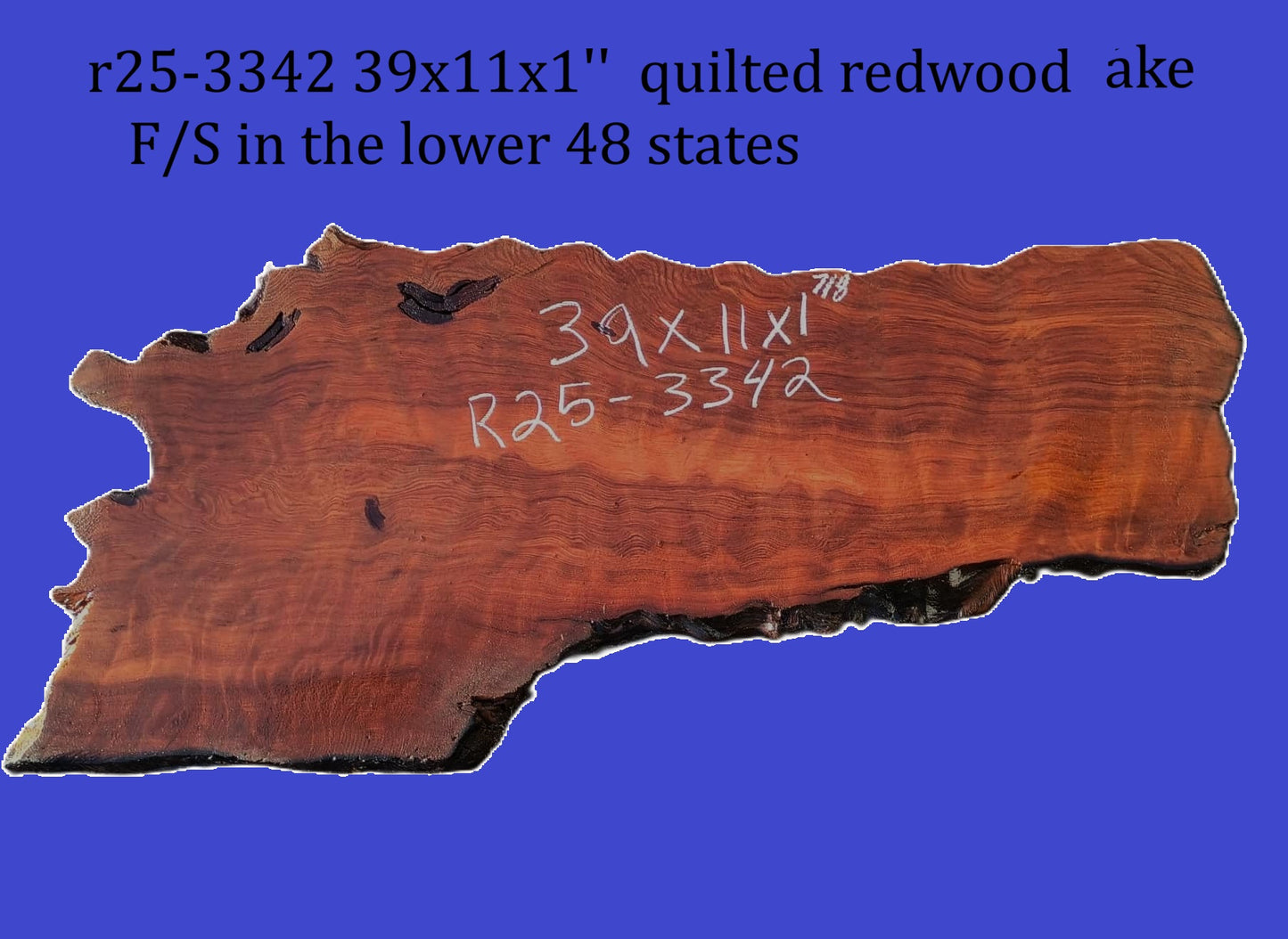 Quilted Redwood Burl | DIY | River Table | Live Edge | R25-3542