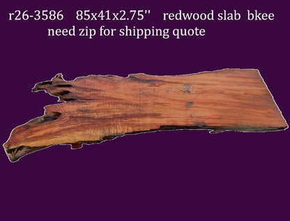 Redwood Slab | DIY | river table | live edge table | r26-3585