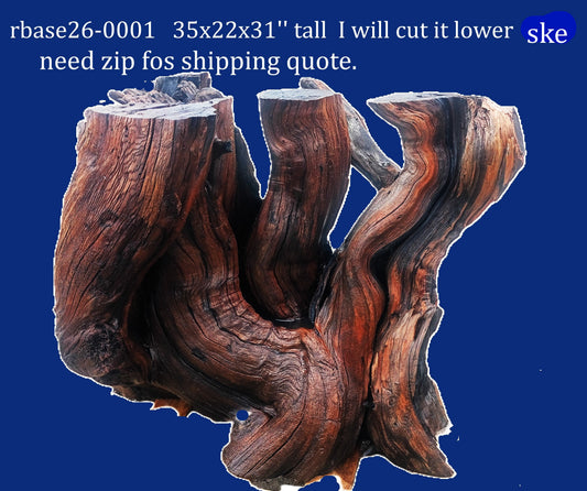 redwood base | root table base | live edge base |  rbase26-0001