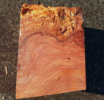 Curly Redwood Block | Turning | DIY Craft Wood | R24-1807