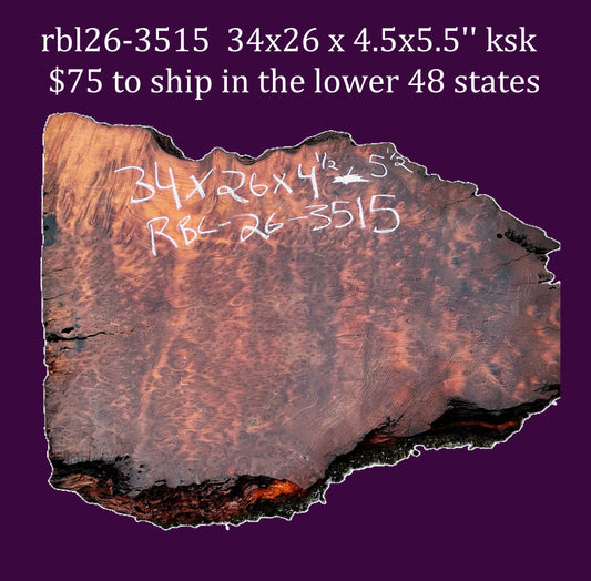 redwood lace Burl Block | Bowl Turning | O/G | DIY  | Craft-wood | rbl26-3515